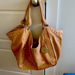 Vince Camuto Studded Bag - Cream and Gold